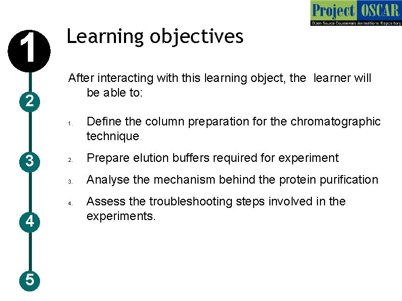 1 2 Learning objectives After interacting with this learning object, the learner will be