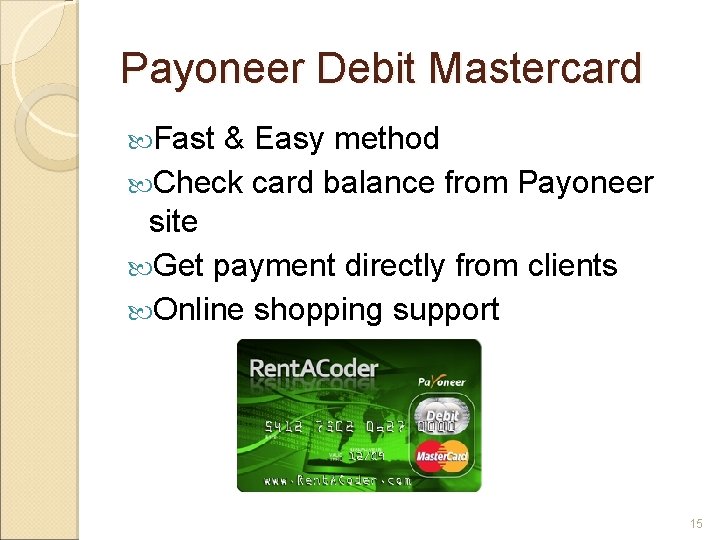 Payoneer Debit Mastercard Fast & Easy method Check card balance from Payoneer site Get