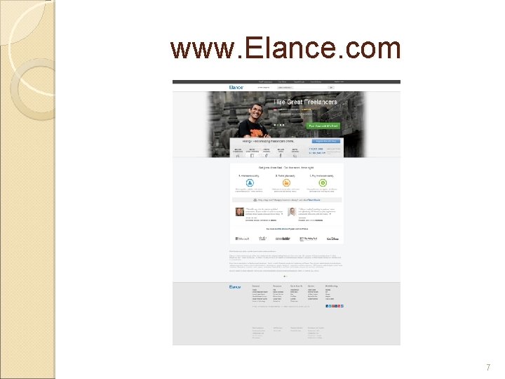 www. Elance. com 7 