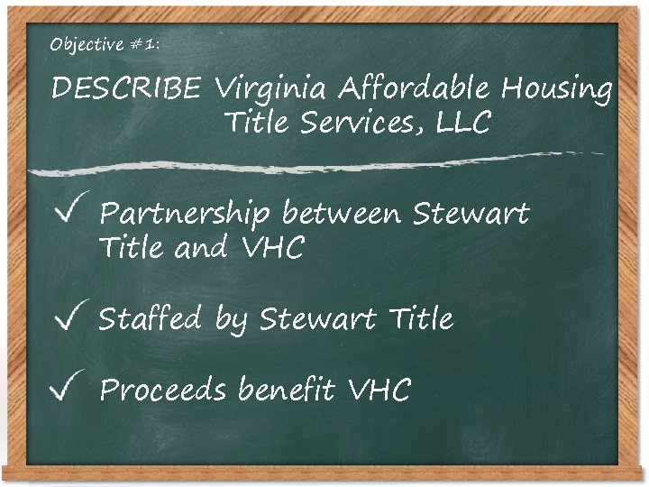 Virginia Affordable Housing Title Services 101 What in