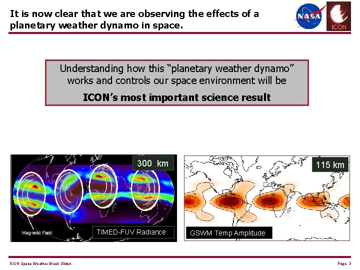 It is now clear that we are observing the effects of a planetary weather