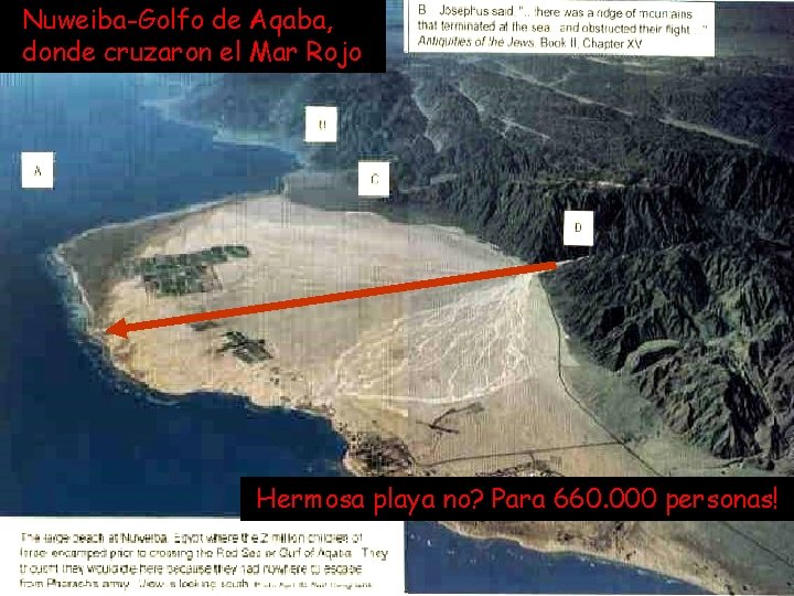 Nuweiba-Golfo de Aqaba, donde cruzaron el Mar Rojo Hermosa playa no? Para 660. 000