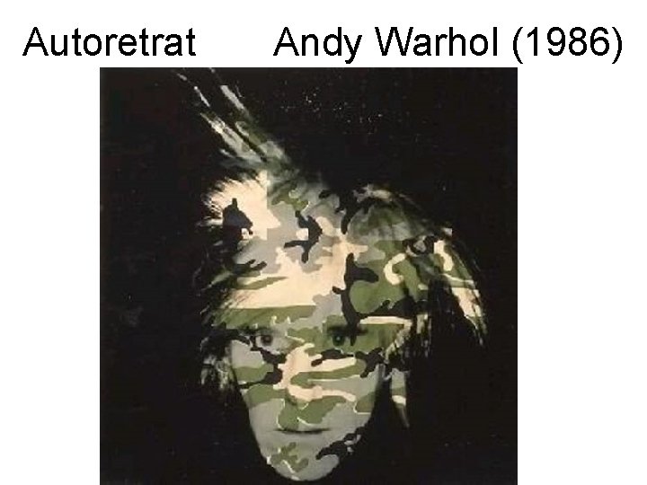 Autoretrat Andy Warhol (1986) 