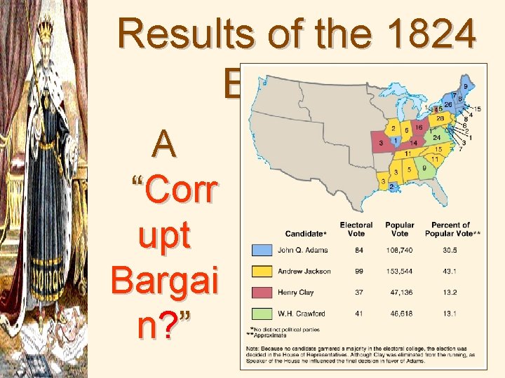 Results of the 1824 Election A “Corr upt Bargai n? ” 