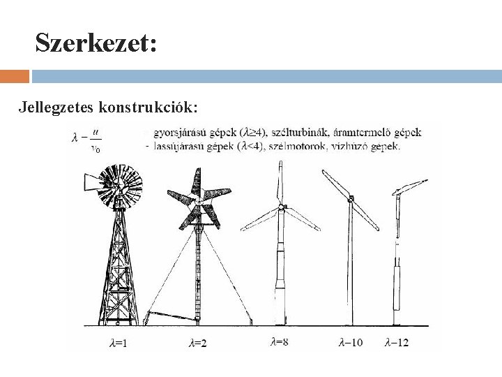 Szerkezet: Jellegzetes konstrukciók: Szerkezet: Jellegzetes konstrukciók: