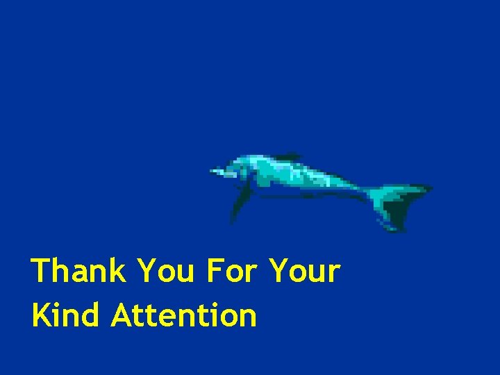 Thank You For Your Kind Attention 