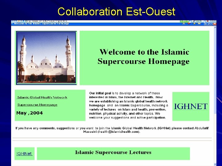 Collaboration Est-Ouest 