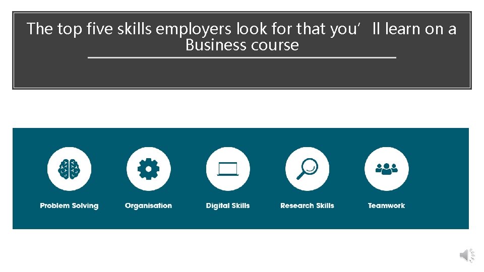 The top five skills employers look for that you’ll learn on a Business course