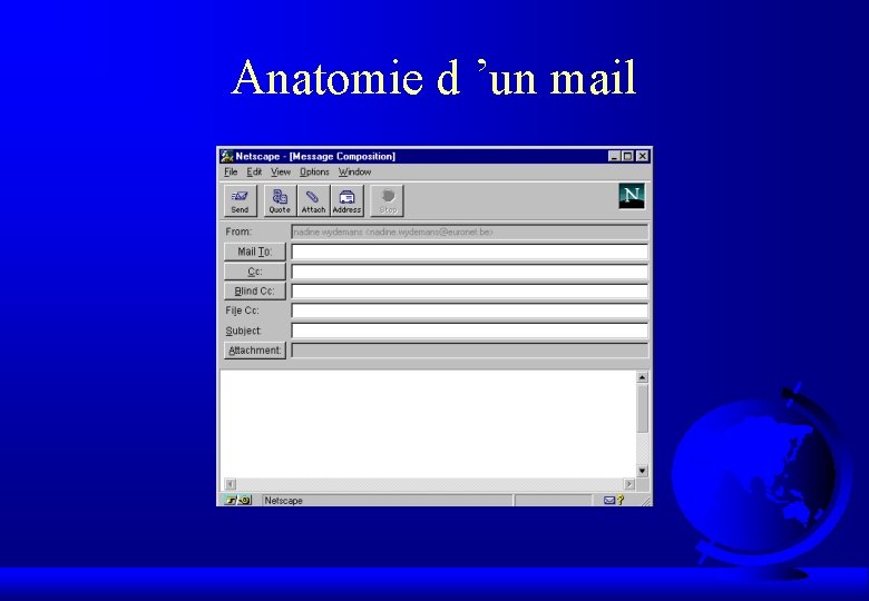 Anatomie d ’un mail 