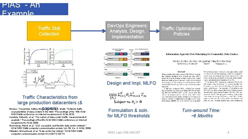 PIAS - An Example Traffic Stat Collection Dev. Ops Engineers: Analysis, Design, Implementation Traffic