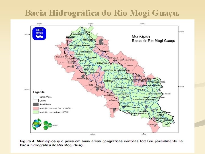 Bacia Hidrográfica do Rio Mogi Guaçu. 