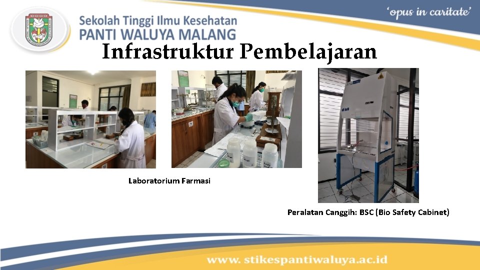 Infrastruktur Pembelajaran Laboratorium Farmasi Peralatan Canggih: BSC (Bio Safety Cabinet) 