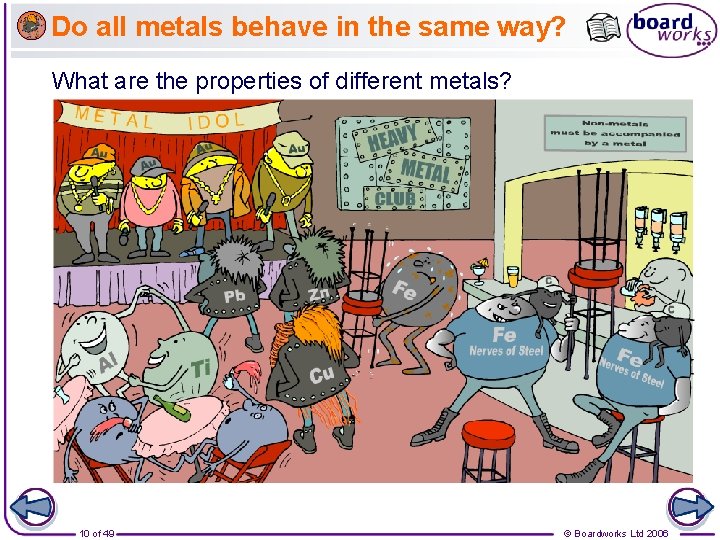 Do all metals behave in the same way? What are the properties of different