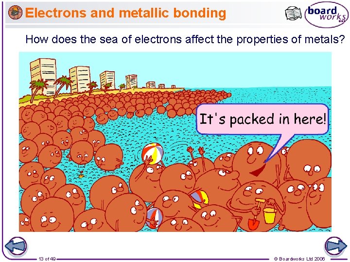 Electrons and metallic bonding How does the sea of electrons affect the properties of