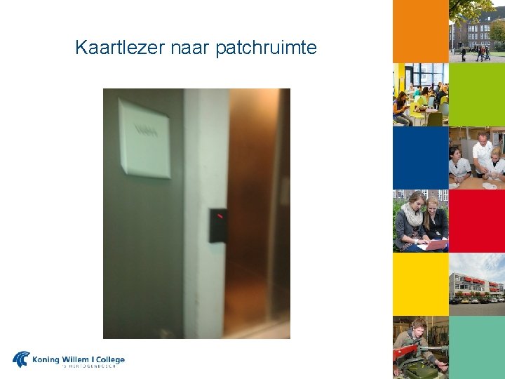 Kaartlezer naar patchruimte 