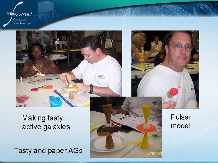 Making tasty active galaxies Tasty and paper AGs Pulsar model 