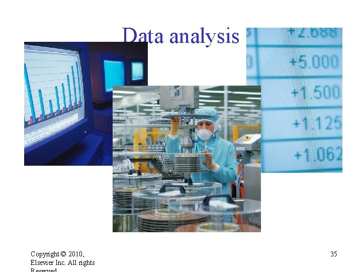 Data analysis Copyright © 2010, Elsevier Inc. All rights 35 Data analysis Copyright © 2010, Elsevier Inc. All rights 35