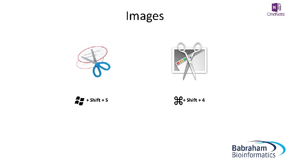 Images + Shift + 4 