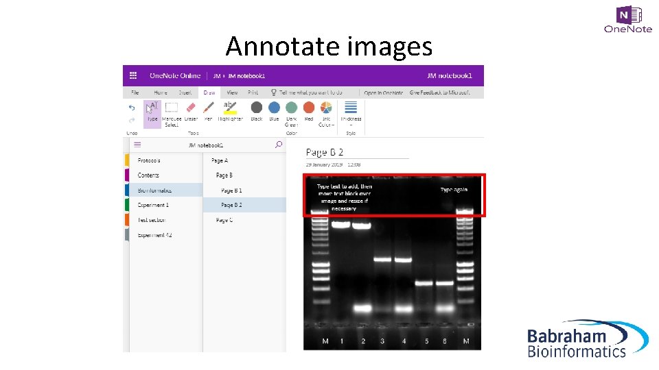 Annotate images 