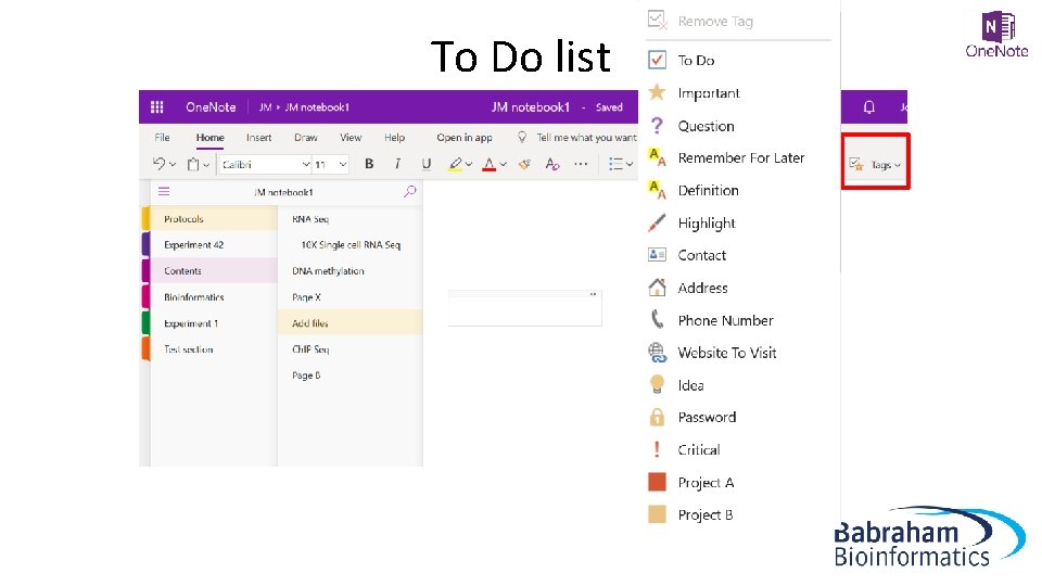 To Do list 