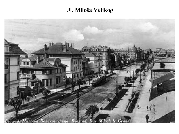 Ul. Miloša Velikog 