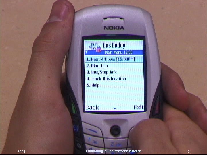 2005 Einführung in Benutzerschnittstellen 3 