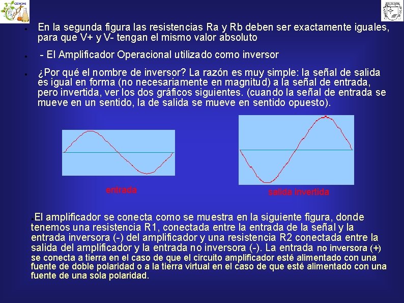 En la segunda figura las resistencias Ra y Rb deben ser exactamente iguales, para