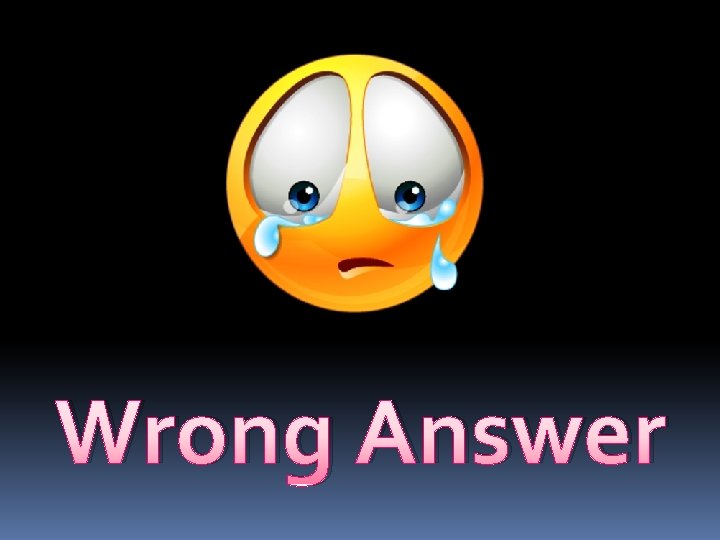 Wrong Answer 