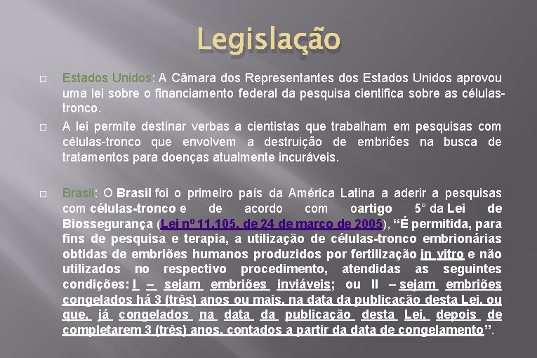 Legislação Estados Unidos: A Câmara dos Representantes dos Estados Unidos aprovou uma lei sobre