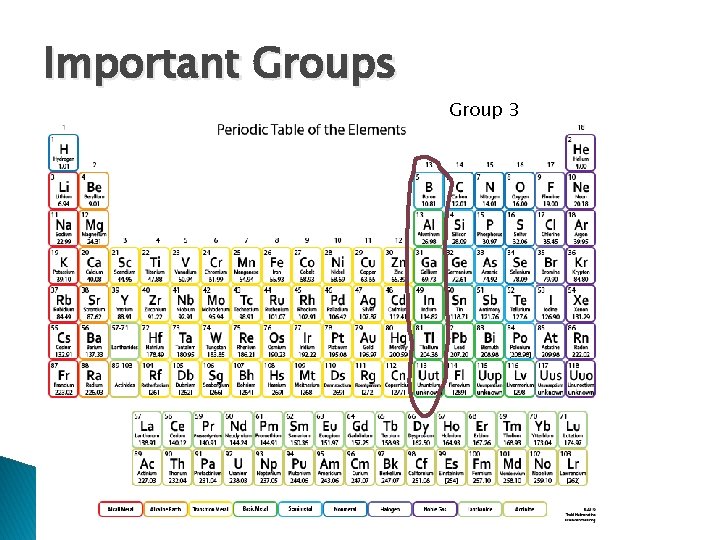 Important Groups Group 3 