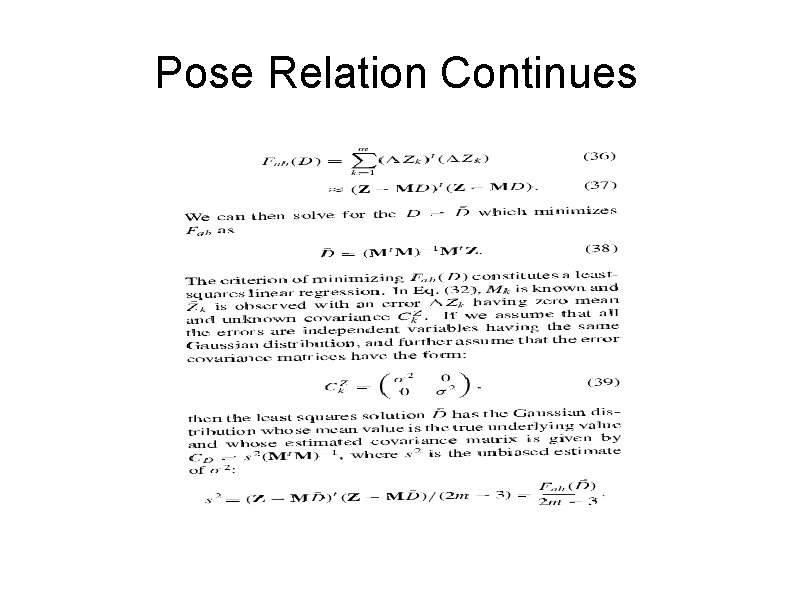 Pose Relation Continues 