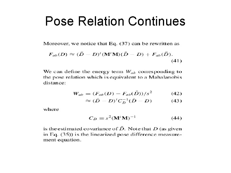 Pose Relation Continues 