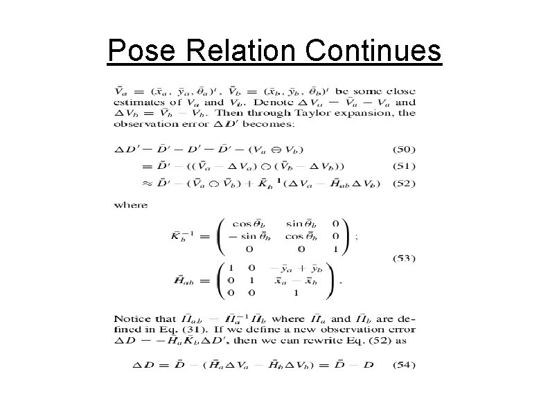 Pose Relation Continues 