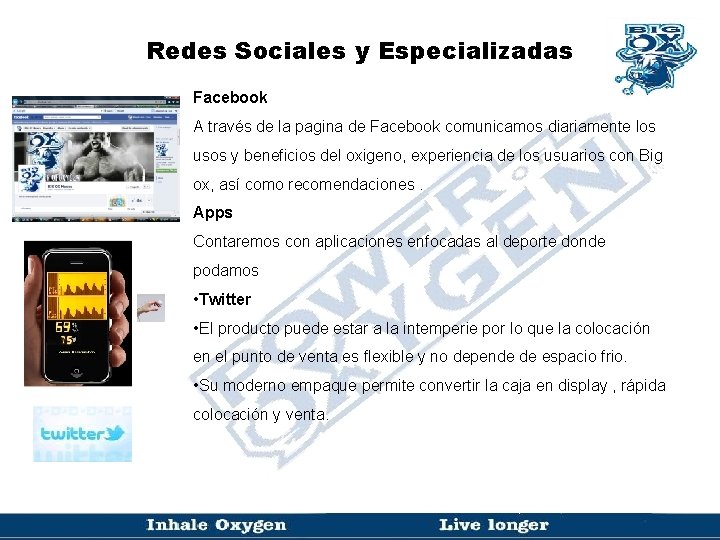 Redes Sociales y Especializadas Facebook A través de la pagina de Facebook comunicamos diariamente