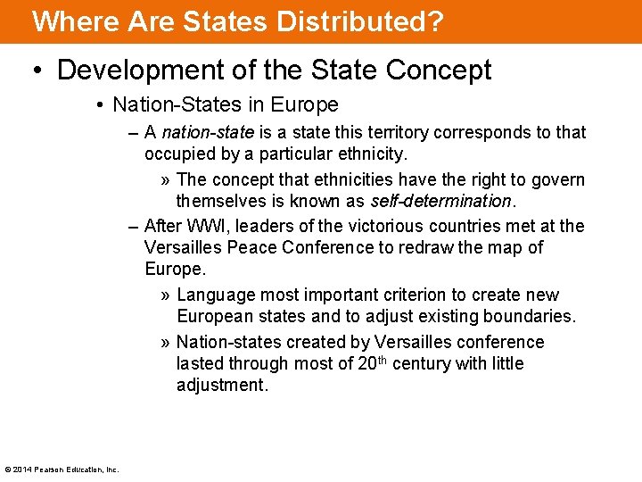 Where Are States Distributed? • Development of the State Concept • Nation-States in Europe