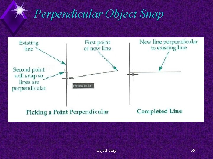 Perpendicular Object Snap 56 