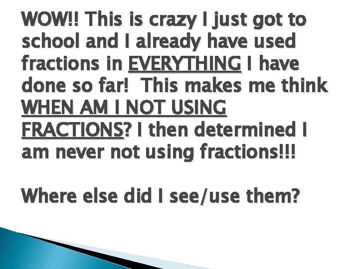 WOW!! This is crazy I just got to school and I already have used