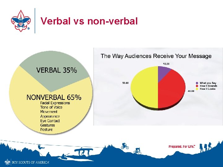 Verbal vs non-verbal 