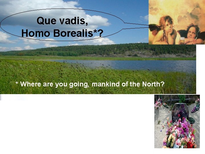 Que vadis, Homo Borealis*? * Where are you going, mankind of the North? 