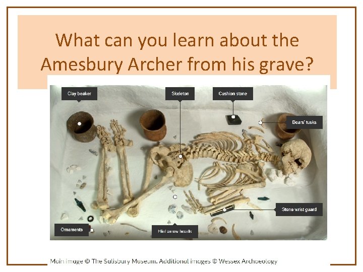 What can you learn about the Amesbury Archer from his grave? 