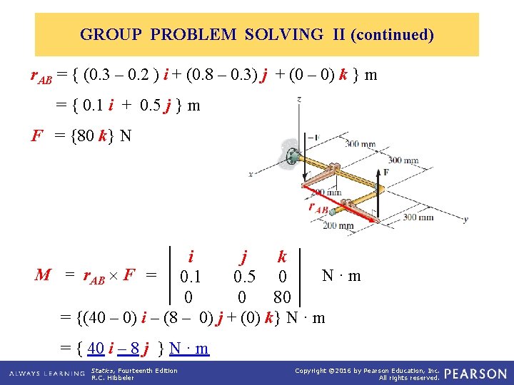 GROUP PROBLEM SOLVING II (continued) r. AB = { (0. 3 – 0. 2