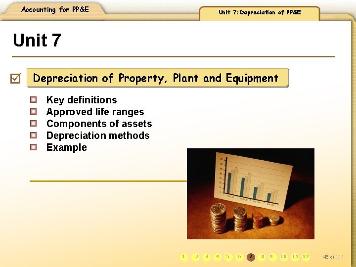 Accounting for PP&E Unit 7: Depreciation of PP&E Unit 7 þ Depreciation of Property,