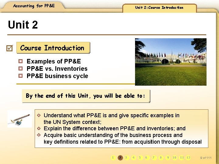 Accounting for PP&E Unit 2: Course Introduction Unit 2 þ Course Introduction Examples of