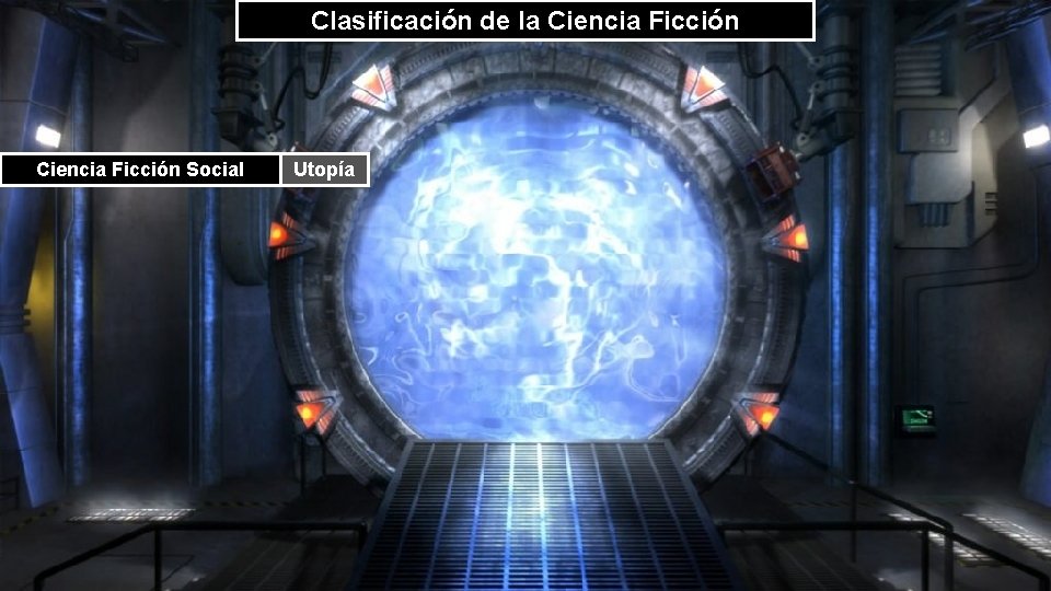 Clasificación de la Ciencia Ficción Social Utopía 