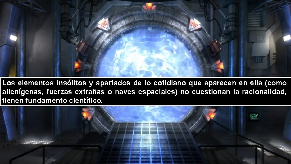 Los elementos insólitos y apartados de lo cotidiano que aparecen en ella (como alienígenas,