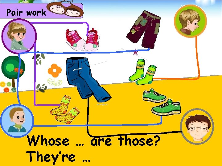 Pair work Whose … are those? They’re … 