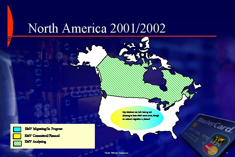 North America 2001/2002 Key Members are both issuing and planning to issue EMV smart