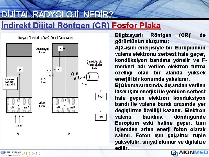 DİJİTAL RADYOLOJİ NEDİR? İndirekt Dijital Röntgen (CR) Fosfor Plaka Bilgisayarlı Röntgen (CR)’ de görüntünün