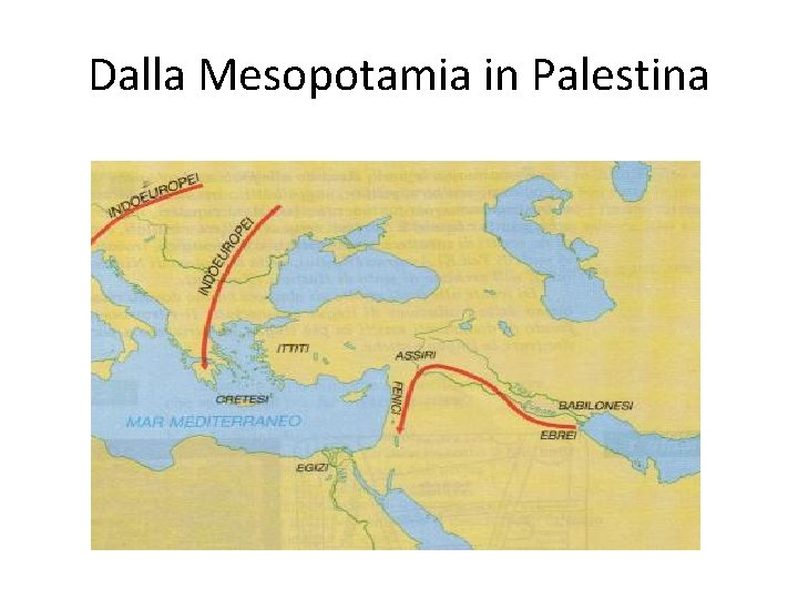 Dalla Mesopotamia in Palestina 