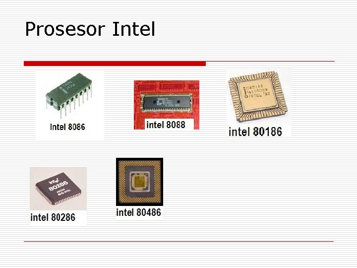 Prosesor Intel 